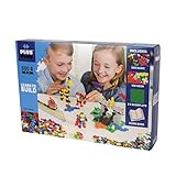 【デンマーク発、脳を活性化する知育玩具】プラスプラス 知育玩具 ブロック 600pcs (ベーシック＆ネオンミックス) おもちゃ ギフト [対象年齢6歳以上]