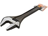 Prasertsteel Quenching Adjustable Wrenches BAHCO 8 inch ( Black )
