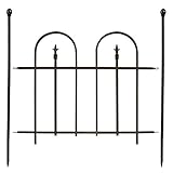 SINAPP クラシカルフェンス ゲート 庭 門 扉 アイアン SIK2135 フェンス基本セット, ブロンズ