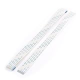 uxcell 柔軟フラットケーブル　データケーブル　10本入 28ピン　ホワイト　Aタイプ