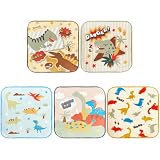 林(Hayashi) ミニタオル 5柄組 約16×16cm コミックディノ PO457310