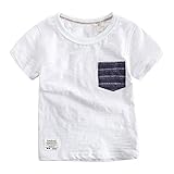 【SEBLES】ベビー 赤ちゃん 男の子 女の子 ユニセックス 半袖 Tシャツ ホワイト ネイビー グレー シンプル お洒落 春 夏 ラウンドネック コットン 綿 ナチュラル キッズ(タイプA,110