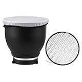 Xvilmaun ディフューザー標準カバー、撮影用ライトカバー | ランプ ソックス スタンダード写真用ディフューザー カバー,ポータブルランプシェードストロボリフレクター柔らかい布グリッドライトカバー写真撮影用