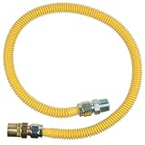 Brasscraft cssc91r-36 P安全Plusガス5 / 8 " ODコネクタwith 5 / 8インチメスFlare EFV x 3 / 4 " Mip X 36 "