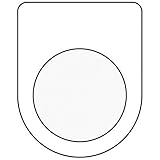 IM 押ボタン/セレクトスイッチ(メガネ銘板) 無地 φ30.5 P300