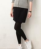 Angeliebe エンジェリーベ マタニティ 産前 産後 対応 フィット タイト スカート ( 3レングス展開 ） 妊婦服 仕事着 L ミニ 丈 ブラック 21621 21621270