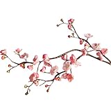 人工フェイク花シルクPlum Blossom Floralウェディングブーケパーティー装飾 Length: 20cm ピンク Makalon 2017