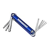 Powerbuilt 940785 Folding Ball-End SAE Hex Key Wrench Set (1/16 - 1/4) [並行輸入品]