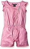 U.S. Polo Assn. Baby Girls' Asymmetrical Zip Front Romper Prism Pink 12 Months [並行輸入品]