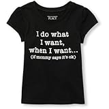ザ・チルドレンズプレイス THE CHILDREN'S PLACE/ ショートスリーブグリッターグラフィックティ トップス半袖Tシャツ 18～24ヶ月【並行輸入】
