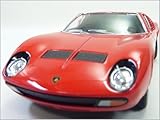 Kinsmart/キンスマート◇ランボルギーニミウラP400SV◇1/34ダイキャストモデルミニカー(レッド)