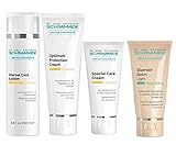 シュラメック　「GREEN PEEL ホームケア４点セット（ブレミッシュカラー：ライト）」　ハーバルケアローション2＆スペシャルケアクリーム2＆ブレミッシュバルム30ml＆オプティマムプロテクションクリーム