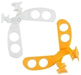 SMYLLS Baby Food Scissor/Portable Food Shearer/Versatile Food Cutter (set of 2, orange&white) by SMY