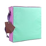 EchoAcc®子供用クッション ひも付き 椅子用 高さが変わる食事クッション ベルトで固定するだけの簡単装着 様々な椅子に適用 (緑)