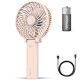 EasyAcc 携帯扇風機 手持ち扇風機 ハンディファン 4000mAhバッテリー内蔵 最大23時間動作 USB扇風機 折り畳みスタンド機能