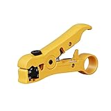 Youtumall ケーブルストリップカッター ケーブルワイヤーストリッパー ワイヤーストリッパー (イエロー)