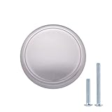 AmazonBasics Modern Top Ring Cabinet Knob, 1.16" Diameter, Satin Nickel, 10 Pack