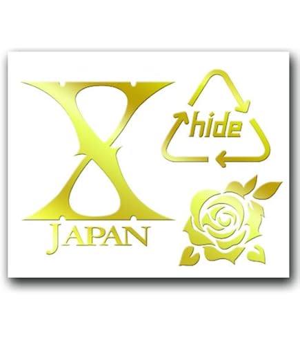 Amazon.co.jp: ステッカー X Japan エックスジャパン 防水シール