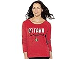 NHL Ottawa Senatorsレディーススウェットシャツ、赤、L