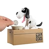 smartcoco品質Mechanical Adorable Hungry犬保存銀行コイン貯金箱ギフトボックスコレクション