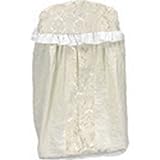 Baby Doll Bedding King Diaper Stacker, Ivory by BabyDoll Bedding