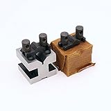 2個60x60x50mm Vブロッククランピングセットセンタリングマシン用クランプツール