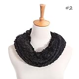 （シャイニング　ガールズ）shining girls 襟巻き マフラー ネックウォーマー スヌード 秋冬 無地 ソリッドカラー 防寒 かわいい おしゃれ 保温 プレゼント (2)