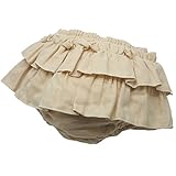 ブルマスカート トリプルガーゼ コットン(イエローベージュ) KnockKnock(ノックノック)