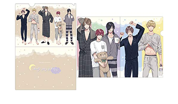 クールドジ男子 描き下ろしクリアファイルセット パジャマver 文房具 オフィス用品 文房具 オフィス用品 Amazon