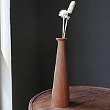 一輪挿し 花瓶 おしゃれ 木製 温もりのハンドメイド品 フラワーベース インテリア 和風 (colour2)