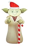 Gemmy 37213 x 2.3 Ft。STAR WARS YODA with Candy cane44 ; 20.87 X 27.56 X 42.13 in。
