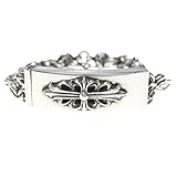 (クロムハーツ)Chrome Hearts 【フローラル ID フローラルボールチェーン SV】ブレスレット(シルバー) 中古