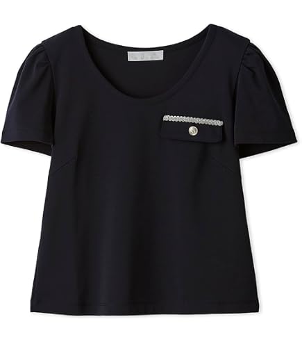 Amazon | [セルフォード] 洗える アシンメトリーカットトップス