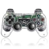 【PS3対応】K&SGAMER ワイヤレスコントローラー/デュアル振動/無線接続 (クリアホワイト)