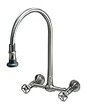 Jaclo 1012-x-pss Wall Mount Bridge Pull Off, 10", Polished Stainless Steel [並行輸入品]