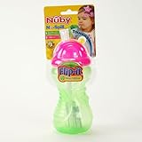 ヌービー/Nuby　スーパー・フリップイットボトル：ミントグリーン