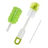 GoolRC グッドグリップ 哺乳瓶専用 ブラシセット　ボトルクリーニングセット スポンジ＆ナイロン