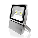 LED投光器 100W 1000W相当 8500LM 昼光色 6500K 広角130度 防水加工 看板灯 3m・ACコード付 集魚灯 野外灯 駐車場灯 3年保証