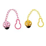 Perfk 幼児　ベビー　おしゃぶりホルダー　おしゃぶりチェーン　てんとう虫　祝い
