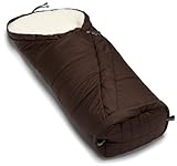 Kaiser Stroller Sheepskin Foot Muff Coosy White Sheepskin (Brown) by Kaiser