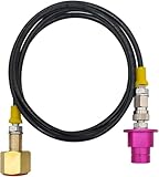 ソーダ水機注入ステーションアダプタ2.5 Mホース接続外部二酸化炭素タンク/ガスボンベ