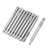uxcell リプレーシン4mm x 75mm T25 エレクトリック Torx セキュリティスクリュードライバービッツ10Pcs