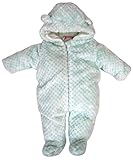 ロサン防寒カバーオール62W-2001ミントブルー1M-3M