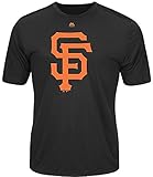 San Francisco Giantsマジェスティック合成公式ロゴ半袖Tシャツ( Medium )