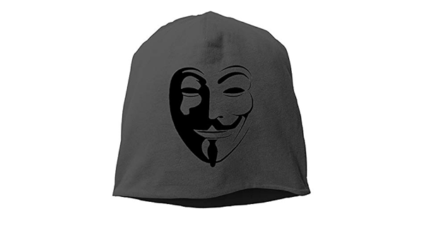 Amazon Co Jp Yu Yuyu アノニマス アイコン V For Vendetta Png 透明 クール ビーニー ニット帽 ブラック 服 ファッション小物