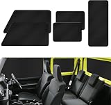 車 カーテン スズキ ジムニー&シエラJB64/JB74専用 マグネット スエード生地 車中泊 カーテン 99.9%遮光 車種専用 日除け 運転席/助手席/サイドカーテン バックドア用 5枚セット 目隠し 防災 着替え キャンプなど用 プライバシー保護 ブラック