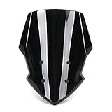 Frezon ABS フロントガラス ウィンドスクリーン ウィンドシールド プロテクター オートバイ用 適用Yamahaヤマハ MT-15 2018-2020用 ブラック