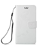 UNEXTATI iPhone 6 Plus / iPhone 6S Plus ケース 手帳型 保護 ケース 高品質 PU レザー ストラップ付き カード収納ケース カバー 耐衝撃 スタンド機能 付き