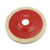 uxcell フェルトディスク　研磨ホイール　研磨ディスク　フェルトバフ　ディスクサンダー　ソフトタイプ　金属用　外径95mm　ベージュ