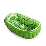 AMOS ベビーバスタブベビーバスタブインフレータブル子供用バスは座ることができます ( 色 : Green 1 )